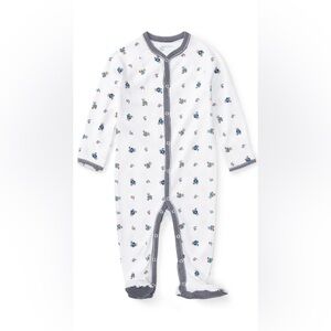6M Ralph Lauren baby snap footie pajamas
